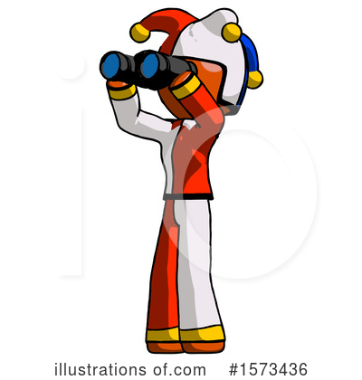 Royalty-Free (RF) Orange Design Mascot Clipart Illustration by Leo Blanchette - Stock Sample #1573436