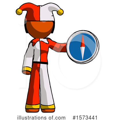 Royalty-Free (RF) Orange Design Mascot Clipart Illustration by Leo Blanchette - Stock Sample #1573441