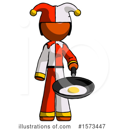 Royalty-Free (RF) Orange Design Mascot Clipart Illustration by Leo Blanchette - Stock Sample #1573447
