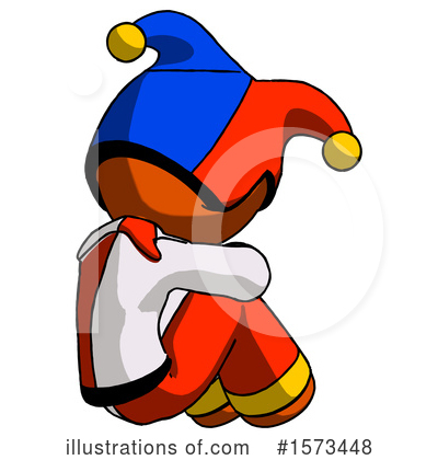 Royalty-Free (RF) Orange Design Mascot Clipart Illustration by Leo Blanchette - Stock Sample #1573448