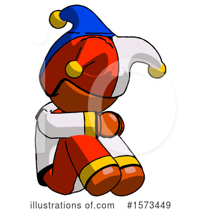 Royalty-Free (RF) Orange Design Mascot Clipart Illustration by Leo Blanchette - Stock Sample #1573449