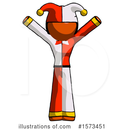 Royalty-Free (RF) Orange Design Mascot Clipart Illustration by Leo Blanchette - Stock Sample #1573451