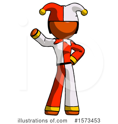 Royalty-Free (RF) Orange Design Mascot Clipart Illustration by Leo Blanchette - Stock Sample #1573453