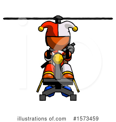 Royalty-Free (RF) Orange Design Mascot Clipart Illustration by Leo Blanchette - Stock Sample #1573459