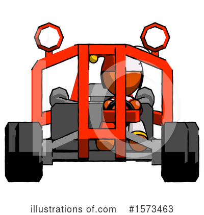 Royalty-Free (RF) Orange Design Mascot Clipart Illustration by Leo Blanchette - Stock Sample #1573463