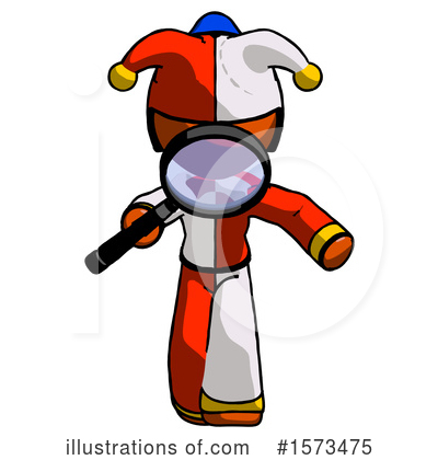 Royalty-Free (RF) Orange Design Mascot Clipart Illustration by Leo Blanchette - Stock Sample #1573475