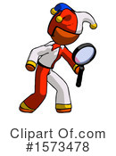 Orange Design Mascot Clipart #1573478 by Leo Blanchette
