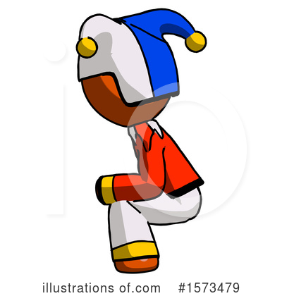 Royalty-Free (RF) Orange Design Mascot Clipart Illustration by Leo Blanchette - Stock Sample #1573479