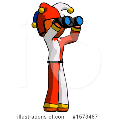 Royalty-Free (RF) Orange Design Mascot Clipart Illustration by Leo Blanchette - Stock Sample #1573487
