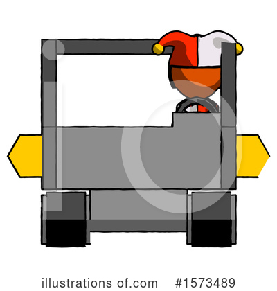 Royalty-Free (RF) Orange Design Mascot Clipart Illustration by Leo Blanchette - Stock Sample #1573489