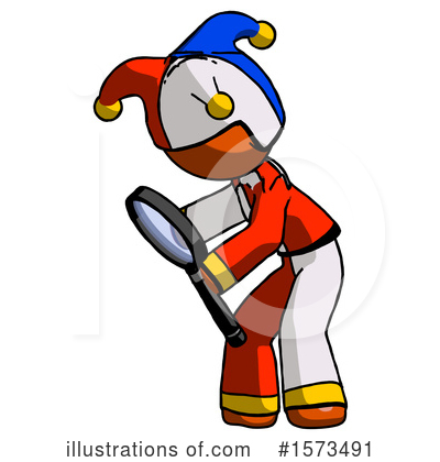 Royalty-Free (RF) Orange Design Mascot Clipart Illustration by Leo Blanchette - Stock Sample #1573491