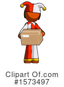 Orange Design Mascot Clipart #1573497 by Leo Blanchette