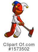 Orange Design Mascot Clipart #1573502 by Leo Blanchette
