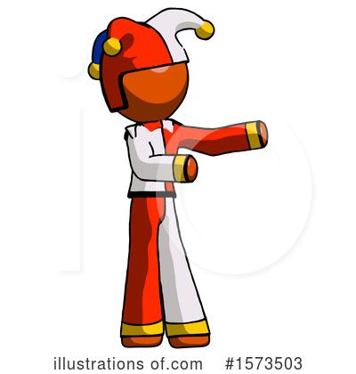 Royalty-Free (RF) Orange Design Mascot Clipart Illustration by Leo Blanchette - Stock Sample #1573503