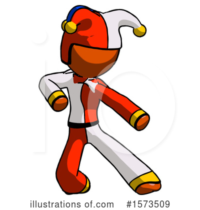 Royalty-Free (RF) Orange Design Mascot Clipart Illustration by Leo Blanchette - Stock Sample #1573509