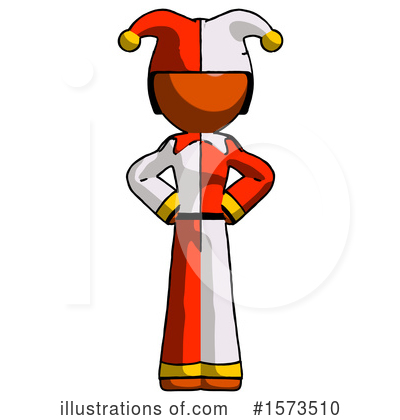 Royalty-Free (RF) Orange Design Mascot Clipart Illustration by Leo Blanchette - Stock Sample #1573510