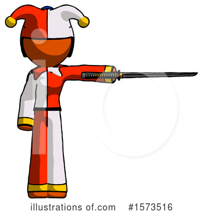 Royalty-Free (RF) Orange Design Mascot Clipart Illustration by Leo Blanchette - Stock Sample #1573516