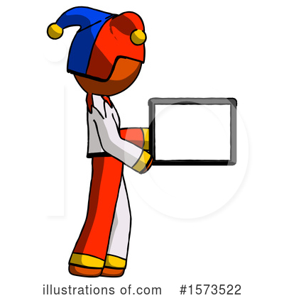 Royalty-Free (RF) Orange Design Mascot Clipart Illustration by Leo Blanchette - Stock Sample #1573522