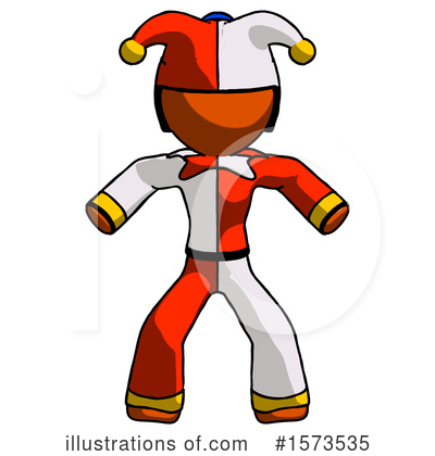 Royalty-Free (RF) Orange Design Mascot Clipart Illustration by Leo Blanchette - Stock Sample #1573535