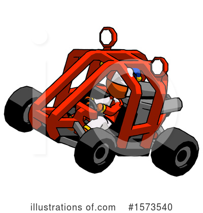 Royalty-Free (RF) Orange Design Mascot Clipart Illustration by Leo Blanchette - Stock Sample #1573540