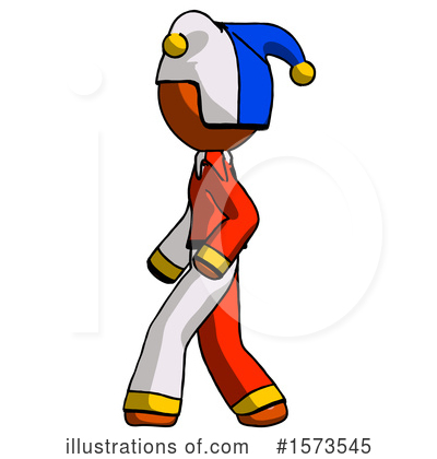 Royalty-Free (RF) Orange Design Mascot Clipart Illustration by Leo Blanchette - Stock Sample #1573545