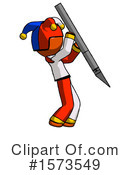 Orange Design Mascot Clipart #1573549 by Leo Blanchette
