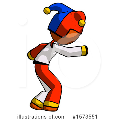 Royalty-Free (RF) Orange Design Mascot Clipart Illustration by Leo Blanchette - Stock Sample #1573551