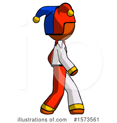 Royalty-Free (RF) Orange Design Mascot Clipart Illustration by Leo Blanchette - Stock Sample #1573561