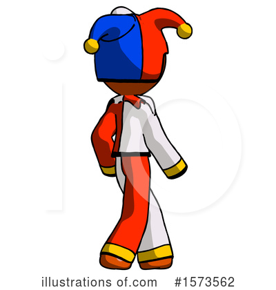 Royalty-Free (RF) Orange Design Mascot Clipart Illustration by Leo Blanchette - Stock Sample #1573562