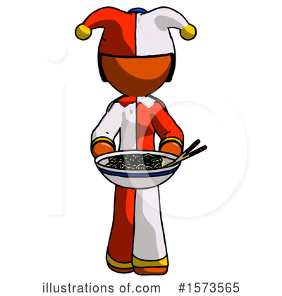 Royalty-Free (RF) Orange Design Mascot Clipart Illustration by Leo Blanchette - Stock Sample #1573565