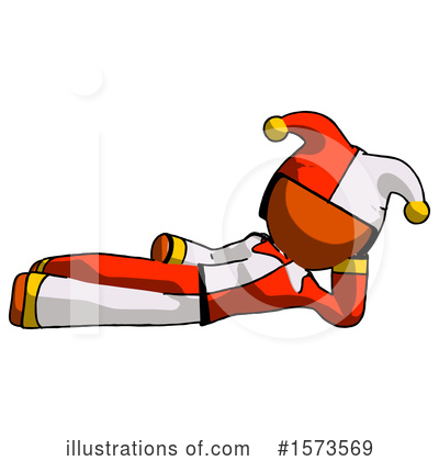 Royalty-Free (RF) Orange Design Mascot Clipart Illustration by Leo Blanchette - Stock Sample #1573569
