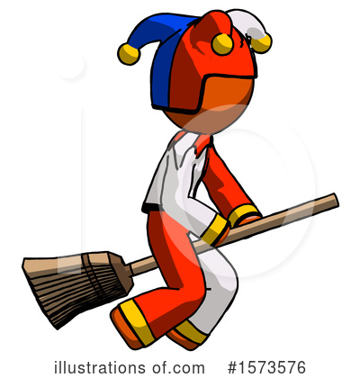 Royalty-Free (RF) Orange Design Mascot Clipart Illustration by Leo Blanchette - Stock Sample #1573576