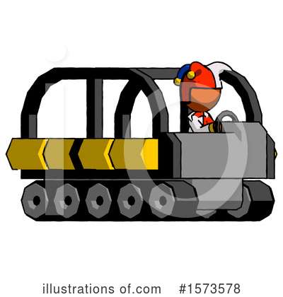 Royalty-Free (RF) Orange Design Mascot Clipart Illustration by Leo Blanchette - Stock Sample #1573578