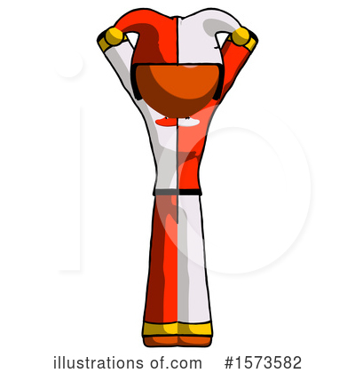 Royalty-Free (RF) Orange Design Mascot Clipart Illustration by Leo Blanchette - Stock Sample #1573582