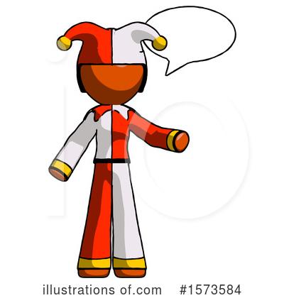 Royalty-Free (RF) Orange Design Mascot Clipart Illustration by Leo Blanchette - Stock Sample #1573584