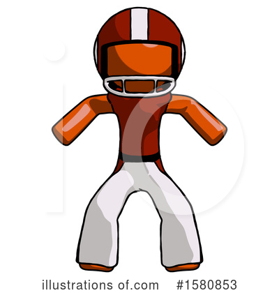 Royalty-Free (RF) Orange Design Mascot Clipart Illustration by Leo Blanchette - Stock Sample #1580853