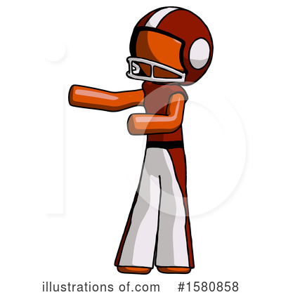 Royalty-Free (RF) Orange Design Mascot Clipart Illustration by Leo Blanchette - Stock Sample #1580858