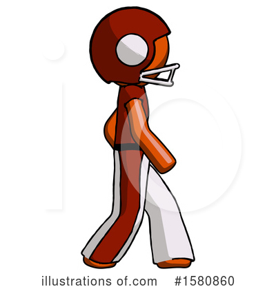 Royalty-Free (RF) Orange Design Mascot Clipart Illustration by Leo Blanchette - Stock Sample #1580860