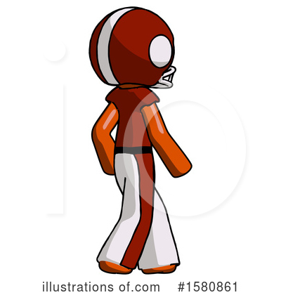 Royalty-Free (RF) Orange Design Mascot Clipart Illustration by Leo Blanchette - Stock Sample #1580861
