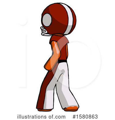 Royalty-Free (RF) Orange Design Mascot Clipart Illustration by Leo Blanchette - Stock Sample #1580863