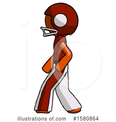 Royalty-Free (RF) Orange Design Mascot Clipart Illustration by Leo Blanchette - Stock Sample #1580864