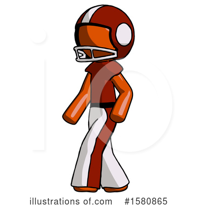 Royalty-Free (RF) Orange Design Mascot Clipart Illustration by Leo Blanchette - Stock Sample #1580865