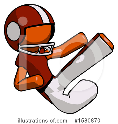 Royalty-Free (RF) Orange Design Mascot Clipart Illustration by Leo Blanchette - Stock Sample #1580870