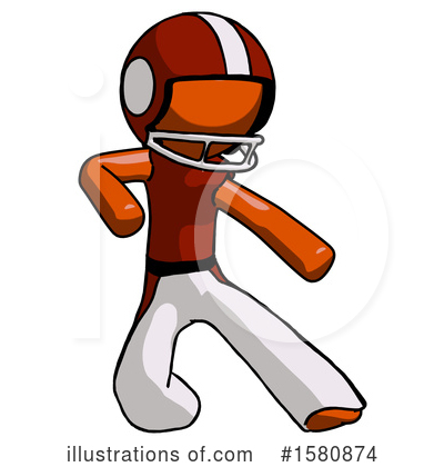 Royalty-Free (RF) Orange Design Mascot Clipart Illustration by Leo Blanchette - Stock Sample #1580874