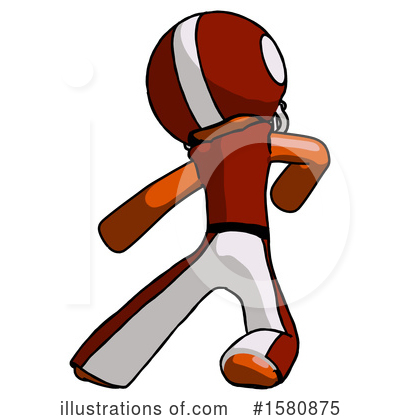 Royalty-Free (RF) Orange Design Mascot Clipart Illustration by Leo Blanchette - Stock Sample #1580875