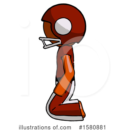 Royalty-Free (RF) Orange Design Mascot Clipart Illustration by Leo Blanchette - Stock Sample #1580881