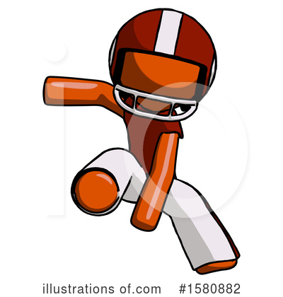 Royalty-Free (RF) Orange Design Mascot Clipart Illustration by Leo Blanchette - Stock Sample #1580882