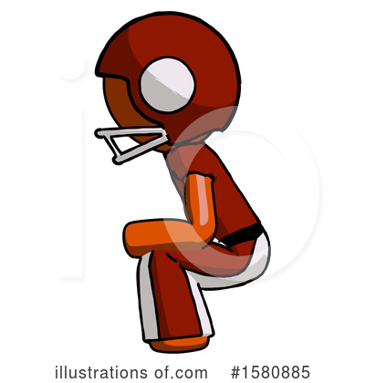 Royalty-Free (RF) Orange Design Mascot Clipart Illustration by Leo Blanchette - Stock Sample #1580885