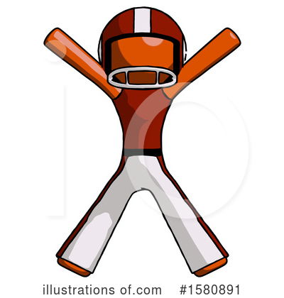Royalty-Free (RF) Orange Design Mascot Clipart Illustration by Leo Blanchette - Stock Sample #1580891