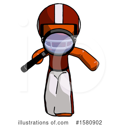 Royalty-Free (RF) Orange Design Mascot Clipart Illustration by Leo Blanchette - Stock Sample #1580902